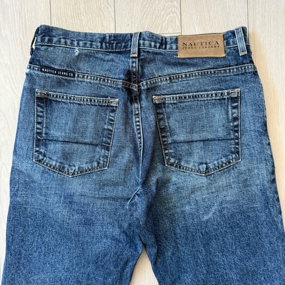 Vintage Nautica Men's Dark Denim Straight Jeans Size 30 Made in USA - Picture 11 of 13